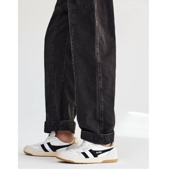 Free People High Roller Jumpsuit In Mineral Black Utility Suit Jumpsuit-kk23 - Picture 4 of 10